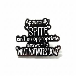 NWT Spite Enamel Pin